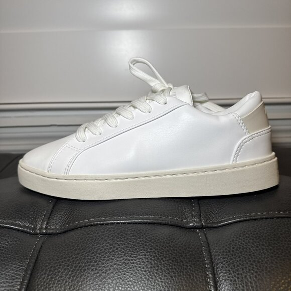 Thousand Fell Lace-up Women's Size 8 White Sneakers - Picture 5 of 9